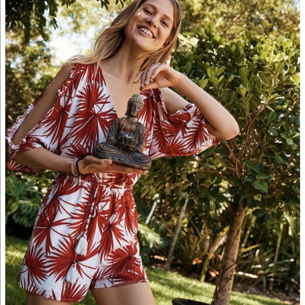 Bishop and Young Palm Romper - Anthropologie